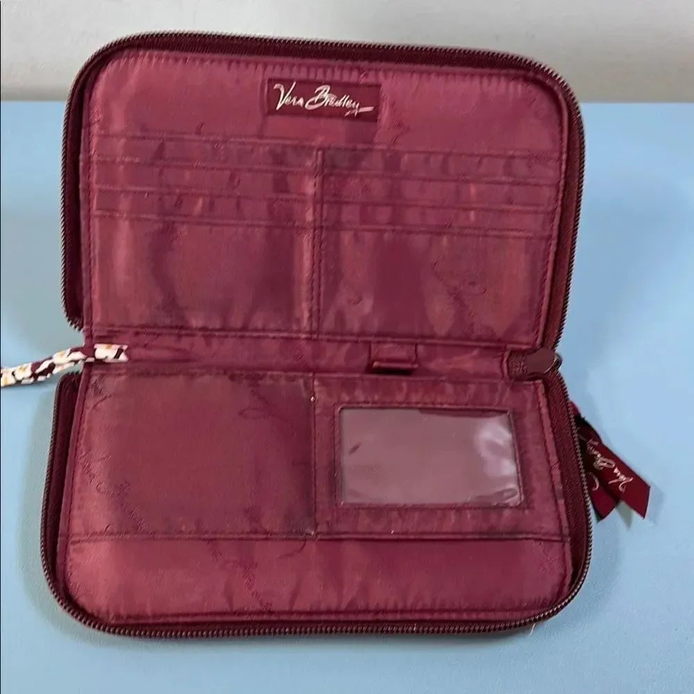 Vera Bradley Zip Around Medallion Wallet/ Wristlet